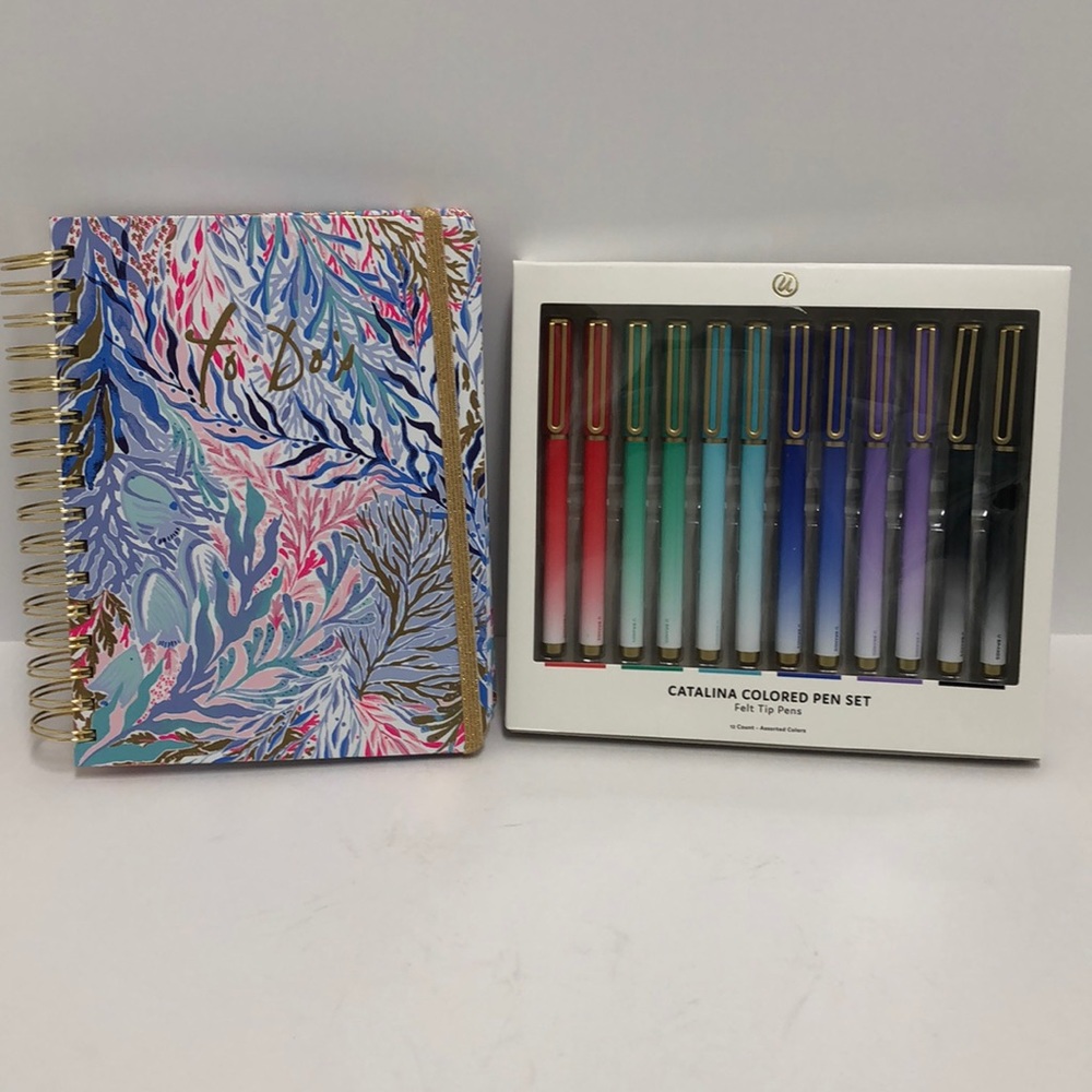 Lilly Pulitzer To Do Planner & Catalina pen set